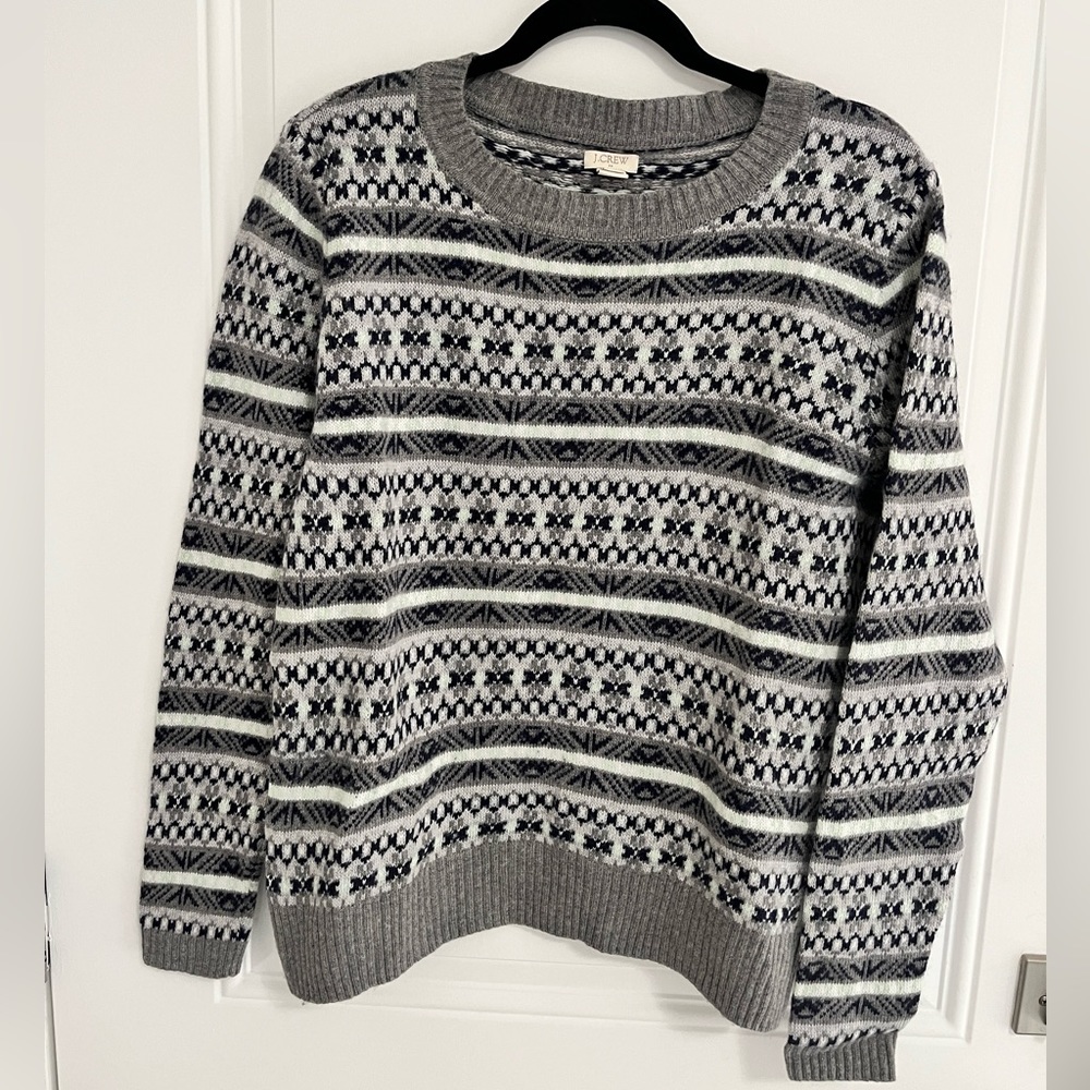 NWOT - J Crew Women’s Merino Wool Blended Sweater- Size L